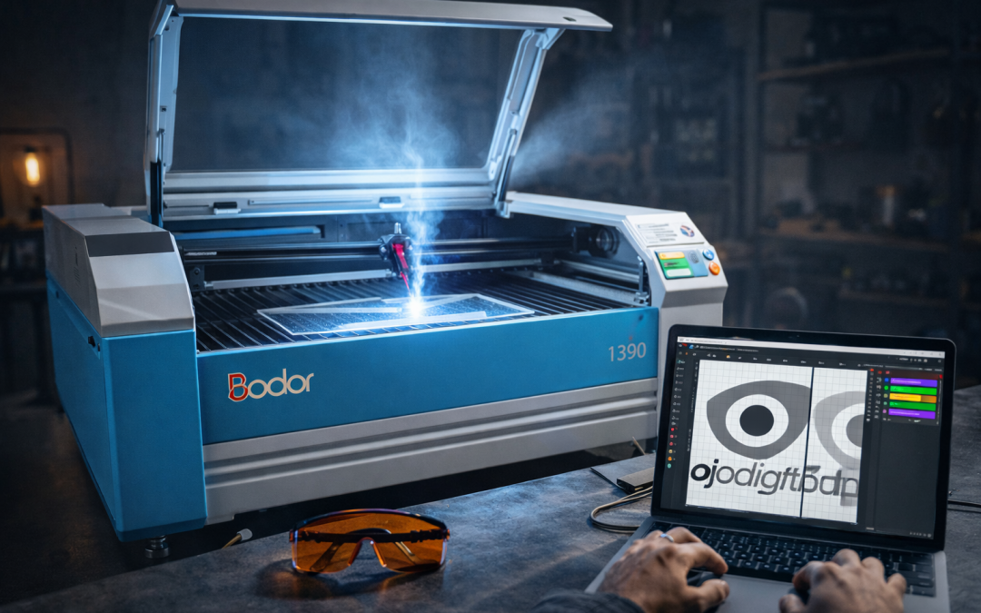 Cómo preparar tus archivos para corte y grabado láser CO2: guía práctica desde el diseño hasta la máquina