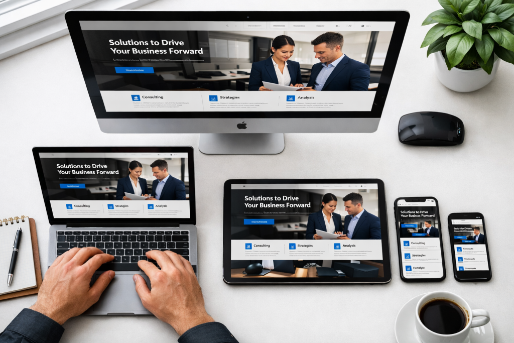 Diseño web responsive diferencias visuales dispositivos navegadores
